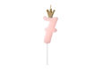 Picture of CANDLE CROWN PINK NUMBER 7